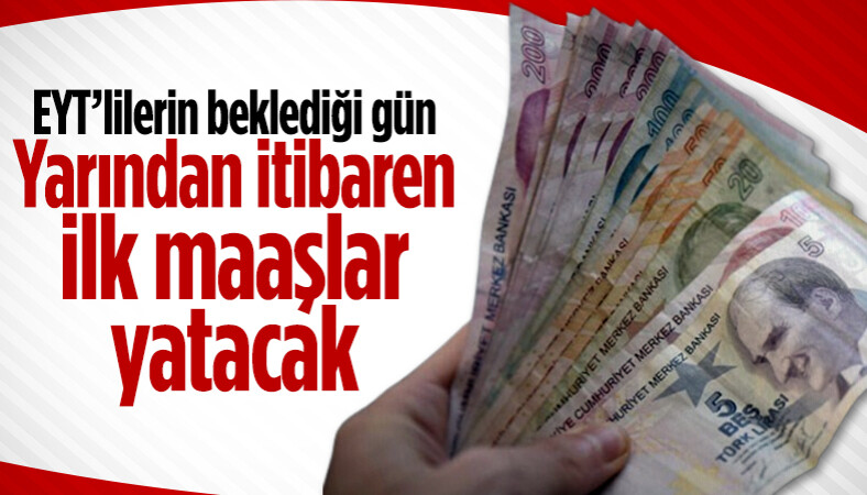 EYT'liler ilk maaşlarını yarın almaya başlayacak