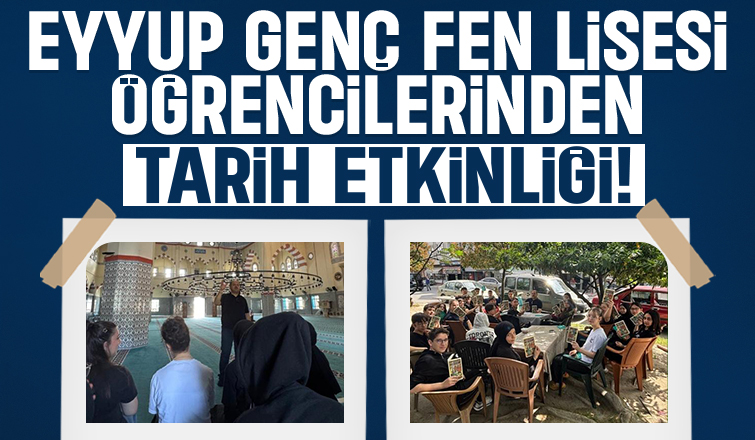 Eyyup Genç Fen Lisesi öğrencileri Akyazı'nın tarihini öğrendi