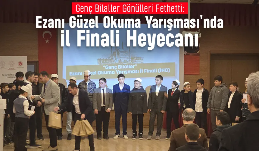 Ezanı Güzel Okuma Yarışması'nda final heyecanı
