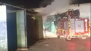 Fabrikada yangın paniği