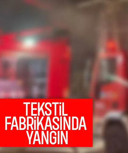 Fabrikada yangın