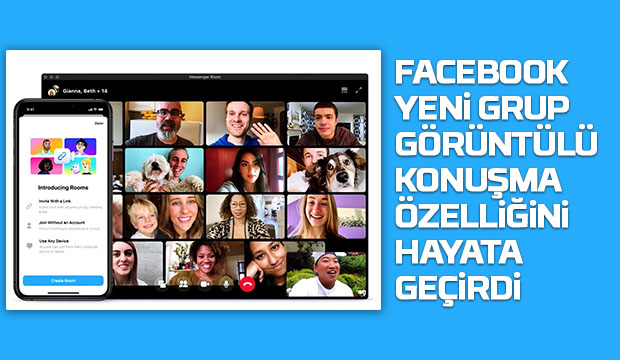 Facebook, grup görüntülü sohbet özelliğini hayata geçirdi