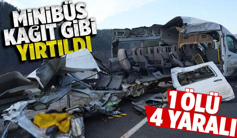 Feci kaza: 1 ölü, 4 yaralı