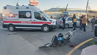 Feci kaza kamerada; Yaralı halde kaçtı