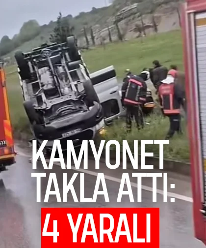 Feci kazada 4 kişi yaralandı