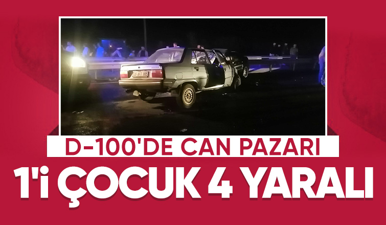 Feci kazada 4 kişi yaralandı