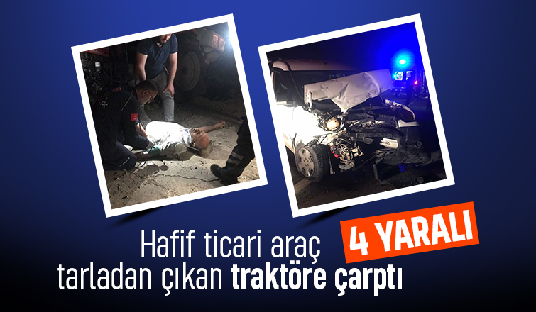 Feci kazada 4 kişi yaralandı