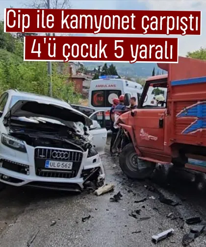 Feci kazada 5 kişi yaralandı