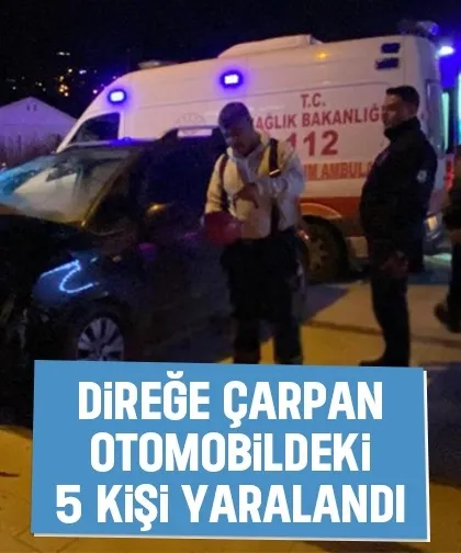 Feci kazada 5 kişi yaralandı