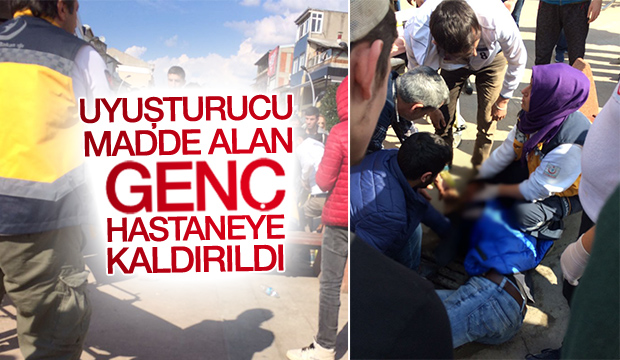 Fenalaşan Genç Hastaneye Kaldırıldı