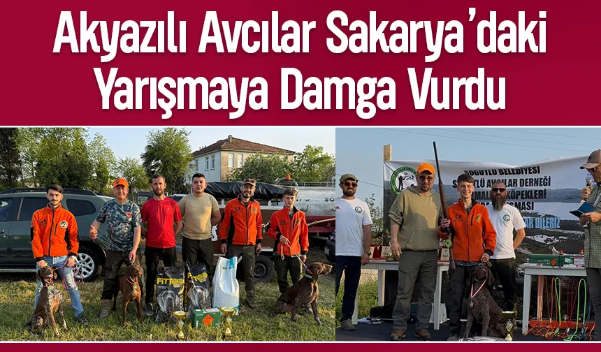 Fermalı Av Köpekleri Yarışması'nda Akyazılı avcılardan şampiyonluk