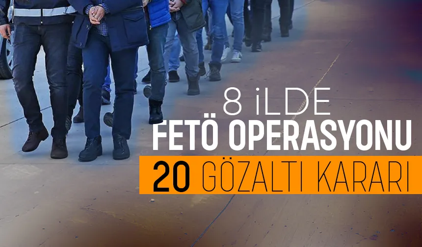 FETÖ'nün kamu mahrem yapılanmasına operasyon