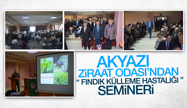 FINDIK KÜLLEME HASTALIĞI İLE İLGİLİ ÇİFTÇİLER BİLGİLENDİRİLDİ