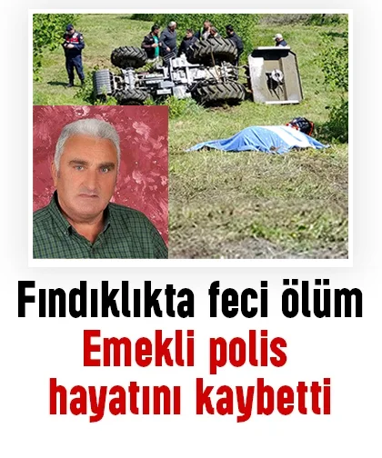 Fındıklıkta kaza, emekli polis öldü
