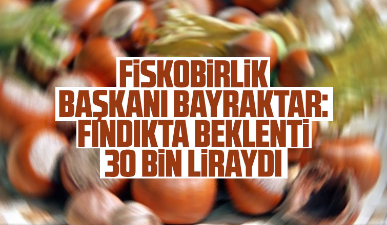 Fındıkta beklenti 30 bin liraydı