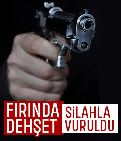Fırın sahibini silahla vurdu
