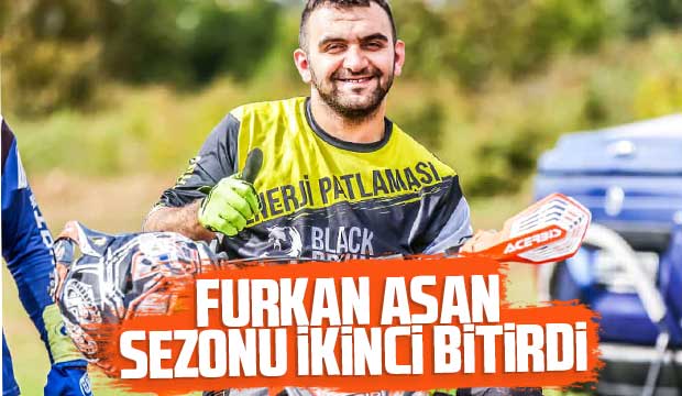 Furkan Asan sezonu ikinci olarak tamamladı