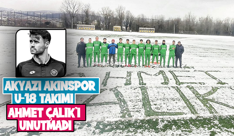 Futbolcular unutmadı