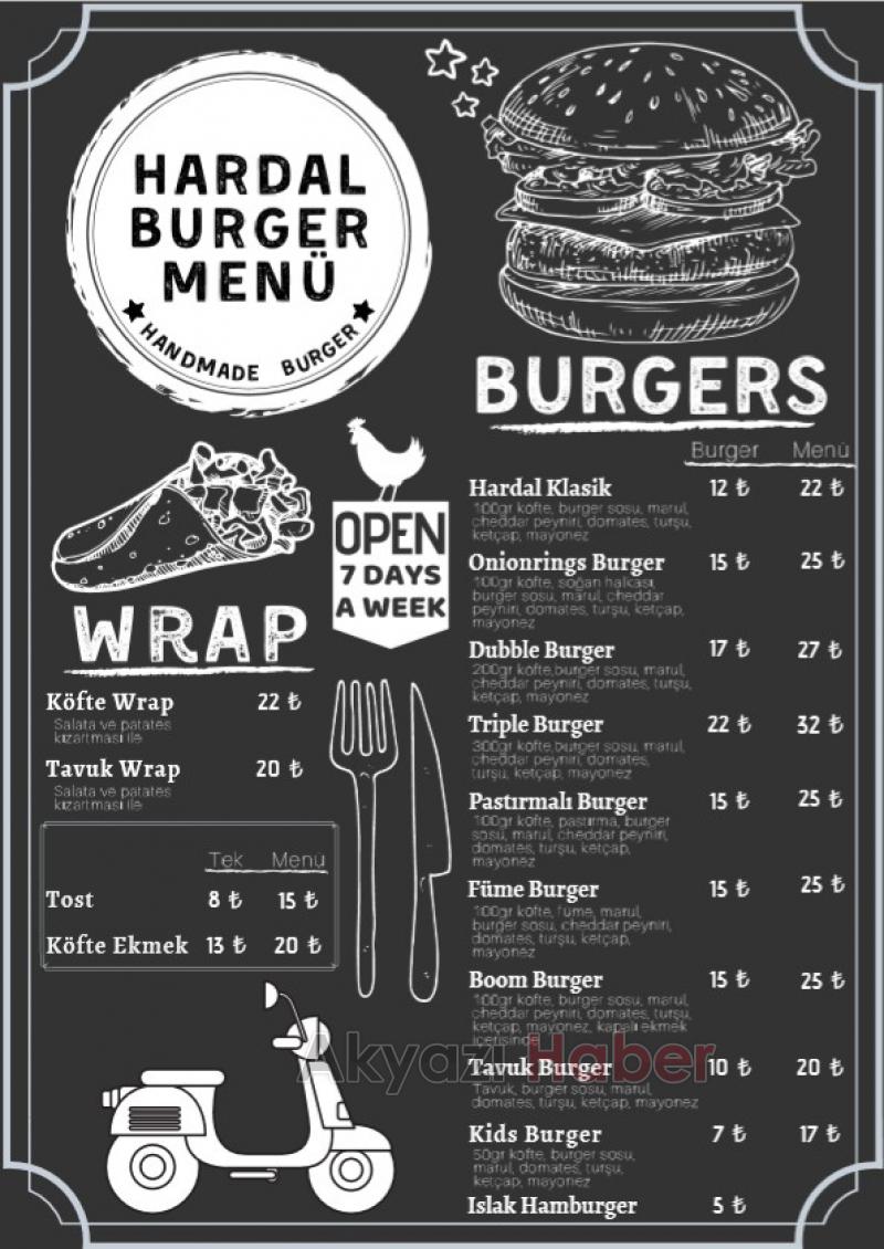 Hardal Burger Paket Servisiyle Hizmete Devam Ediyor