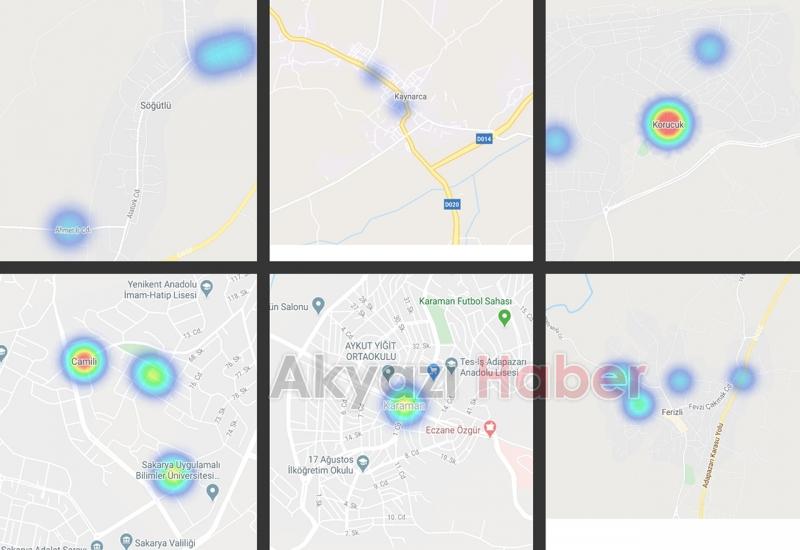İşte ilçe ilçe koronavirüs haritası....