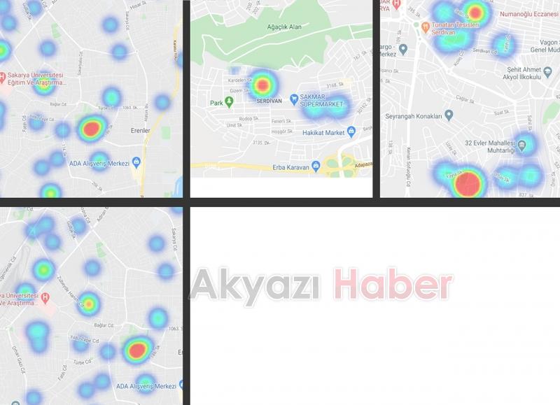 İşte ilçe ilçe koronavirüs haritası....