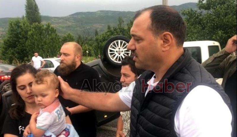 Kaza yapan ailenin yardımına Vali koştu
