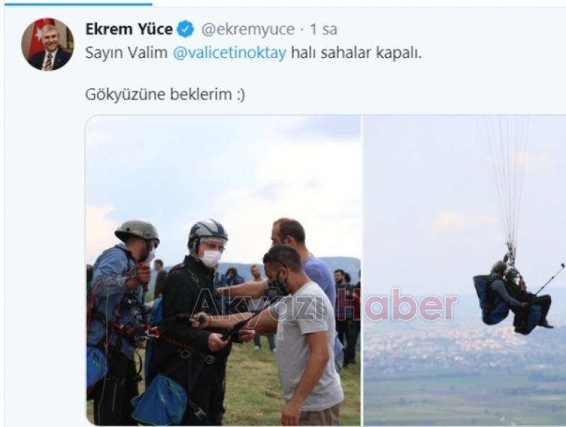 Sosyal medyada Vali Kaldırım ve Başkan Yüce atışması!