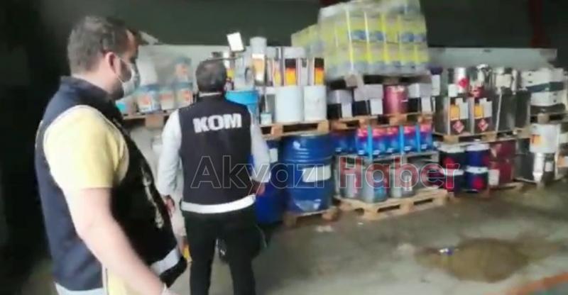 Kocaeli merkezli kaçak akaryakıt operasyonu