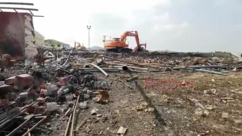 Fabrikadan geriye bunlar kaldı