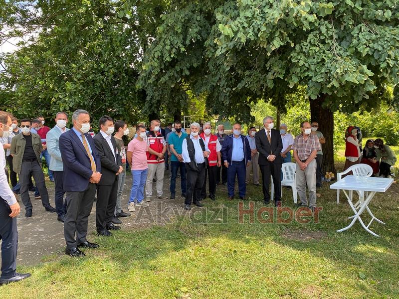 Akyazı'daki evinde helallik alındı