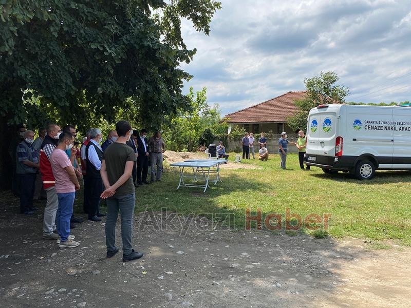 Akyazı'daki evinde helallik alındı