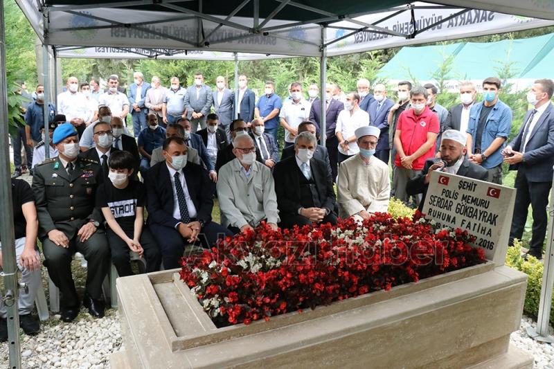 15 Temmuz şehidi mezarı başında anıldı