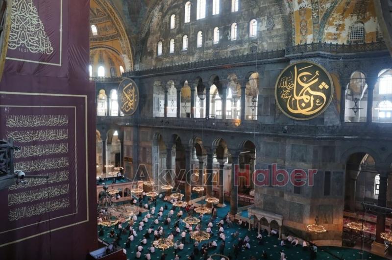 Cumhurbaşkanı Erdoğan Ayasofya'da