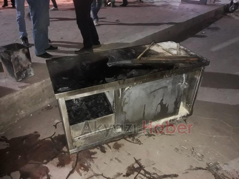 Unutulan mangal aperatifçiyi kül edecekti