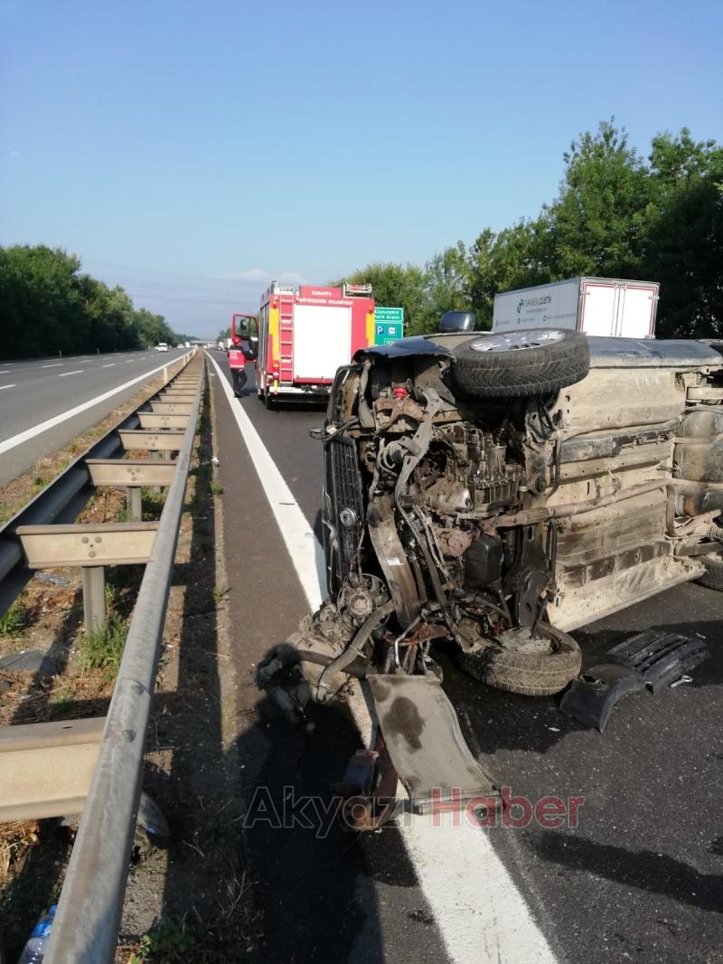 TEM'de metrelerce sürüklendi