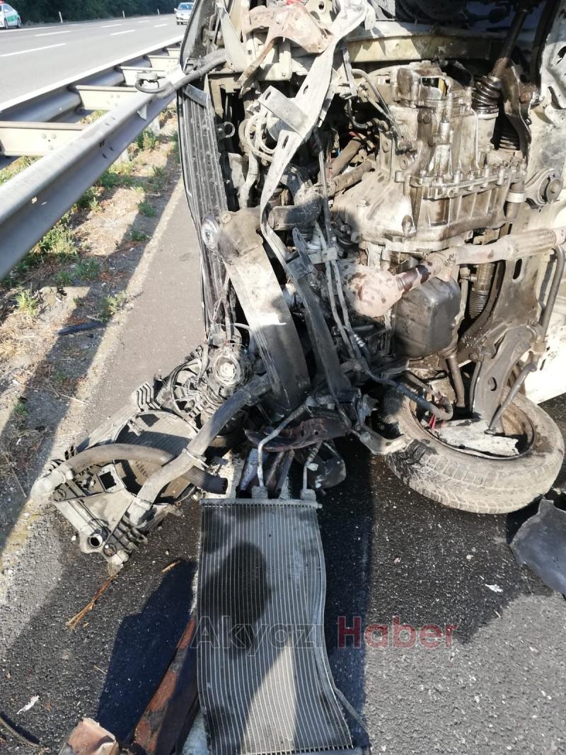 TEM'de metrelerce sürüklendi