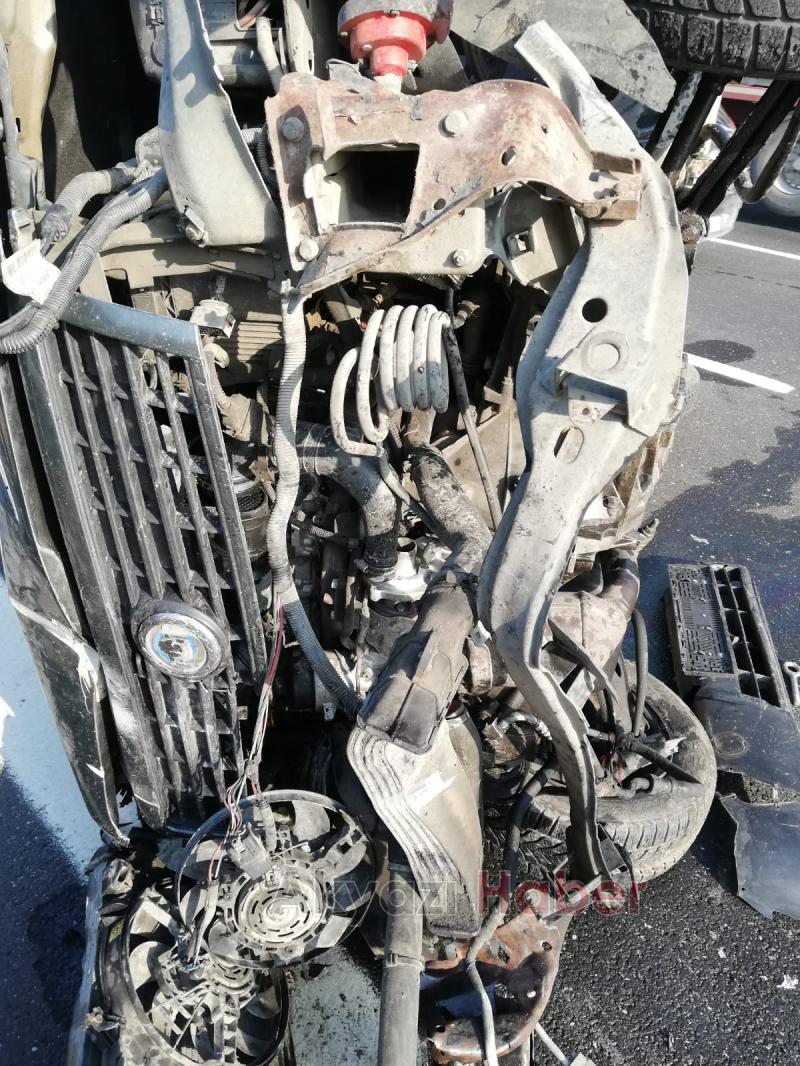 TEM'de metrelerce sürüklendi