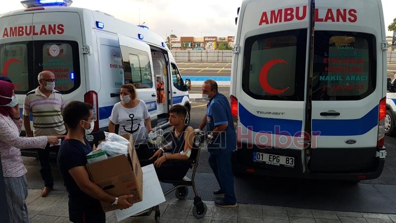 Yeni hastaneye ilk hasta kabulü yapıldı