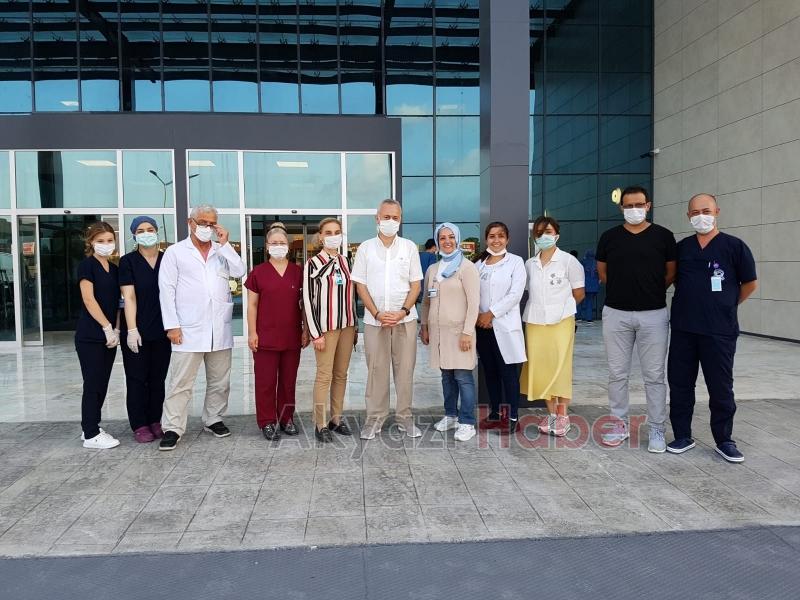 Yeni hastaneye ilk hasta kabulü yapıldı