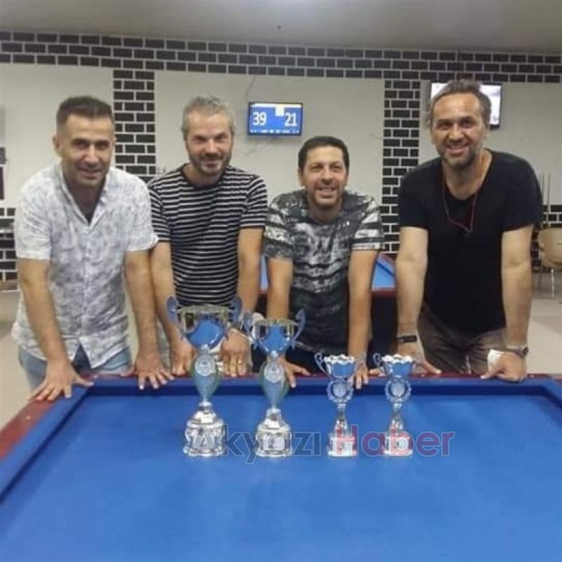 Bilarda Şampiyonası Akyazı'da yapıldı