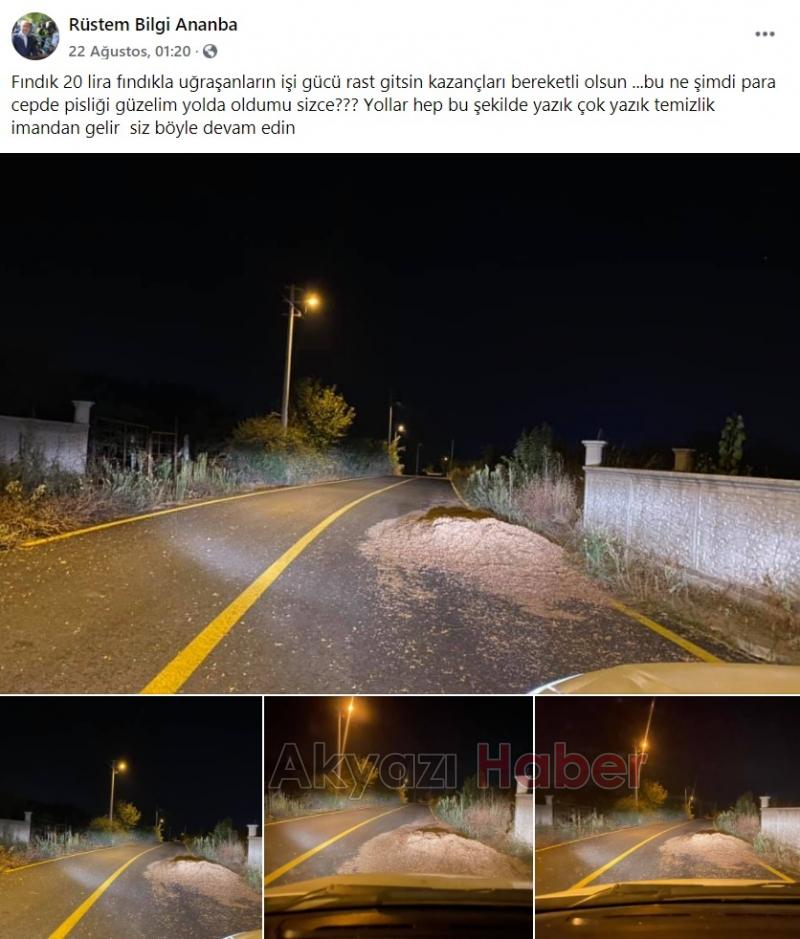 Muhtar tepki gösterdi