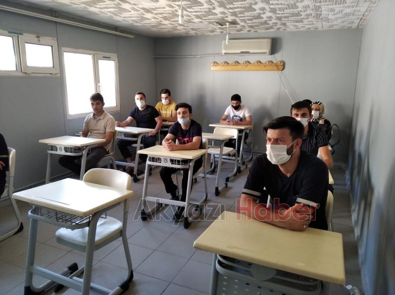 Maskeli eğitim merkezinde usta öğreticik kursu tamamlandı