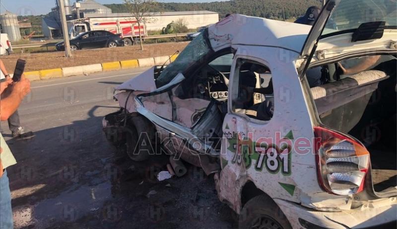 O kazada ağır yaralanan sürücü yaşam savaşını kaybetti