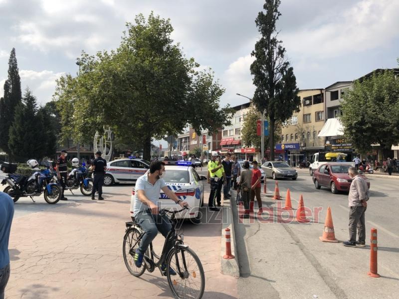 Jandarmadan kaçıp pasaja böyle daldı