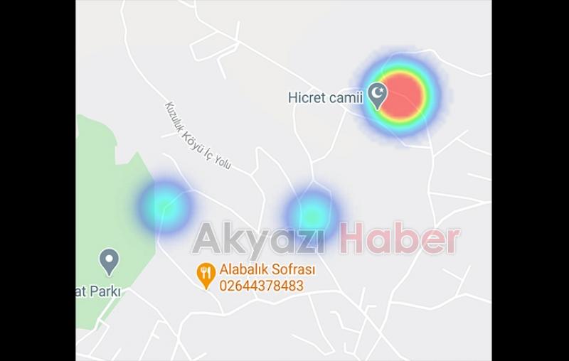 Akyazının koronavirüs haritasında son durum
