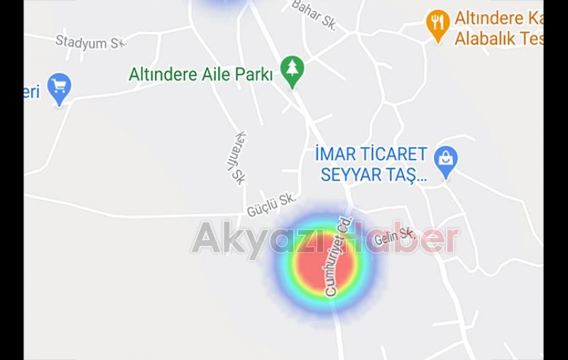 Akyazının koronavirüs haritasında son durum