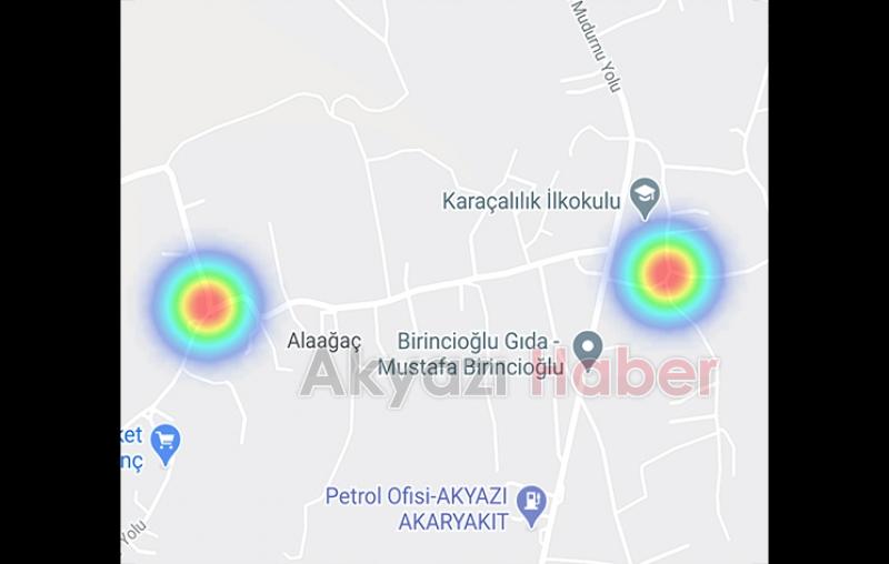 Akyazının koronavirüs haritasında son durum