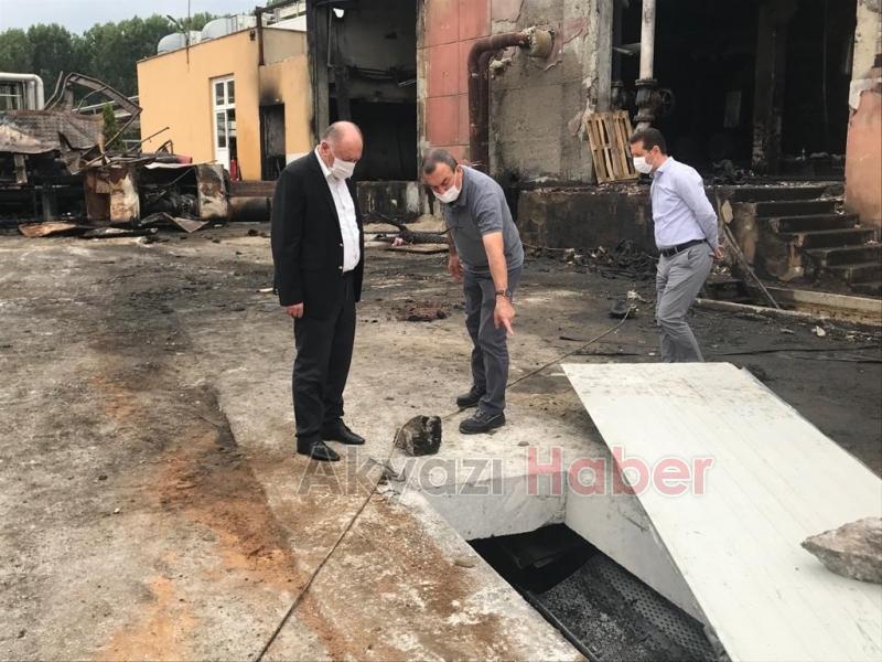 Bayraktar'dan Aydın Örme Fabrikası'na geçmiş olsun ziyareti