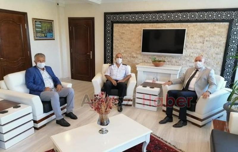 Bayraktar'dan İl Jandarma Komutanı'na hayırlı olsun ziyareti