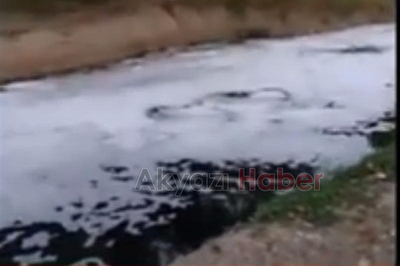 Mudurnu Deresi köpürdü